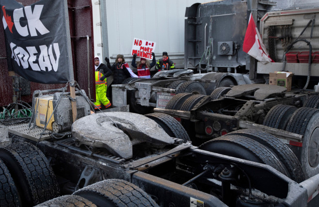 Trucker Protest, Ottawa, Can - 29 Jan 2022