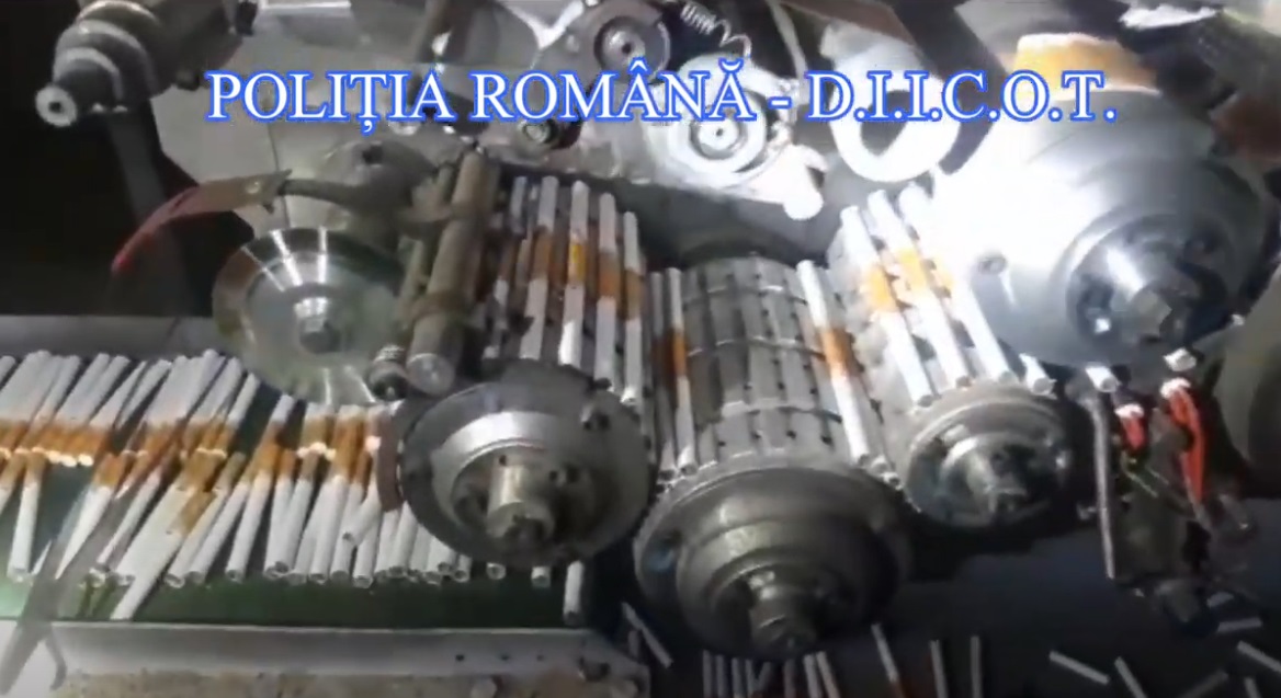Fabrică clandestină de țigări din Hunedoara, păzită ca un obiectiv militar cu 35 de camere video și aparatură de bruiaj