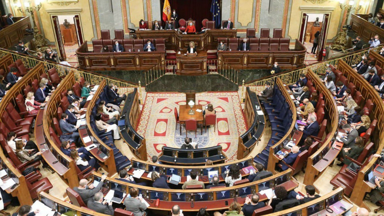 parlamentul spaniei sala sedinte