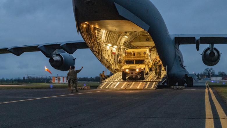 U.S. Military Assets Arrive in Europe to Provide Support for Allies