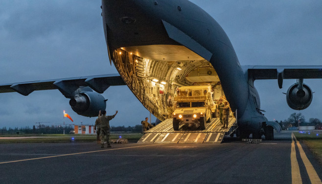 U.S. Military Assets Arrive in Europe to Provide Support for Allies