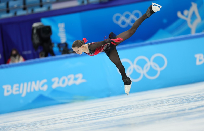 (XHTP)(BEIJING2022)CHINA BEIJING OLYMPIC WINTER GAMES FIGURE SKATING TEAM EVENT WOMEN SINGLE SKATING FREE SKATING (CN)