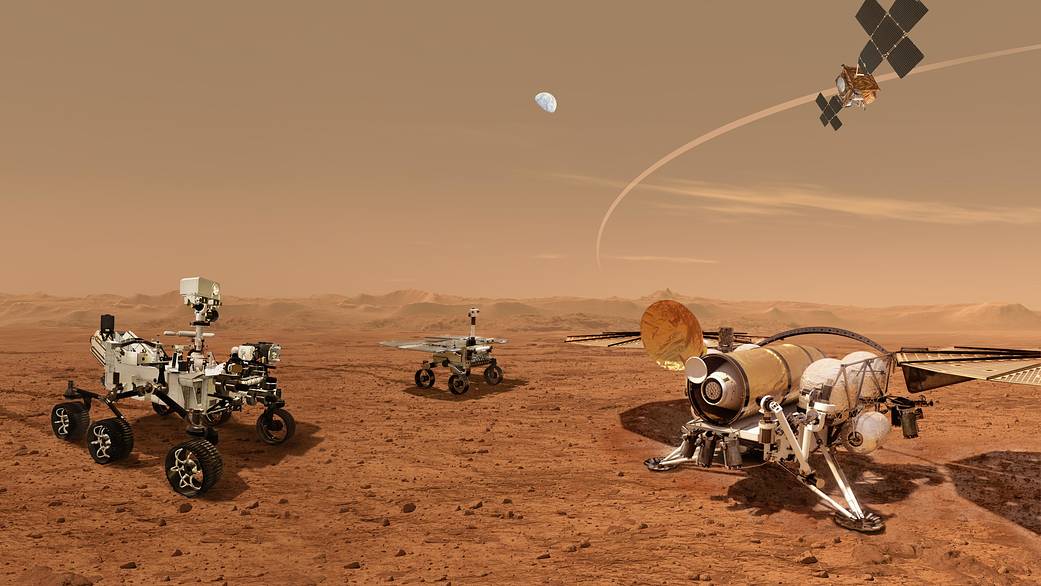 Prima rachetă lansată de pe Marte va fi construită de Lockheed Martin pentru NASA. Va aduce pentru prima dată probe marțiene pe Terra