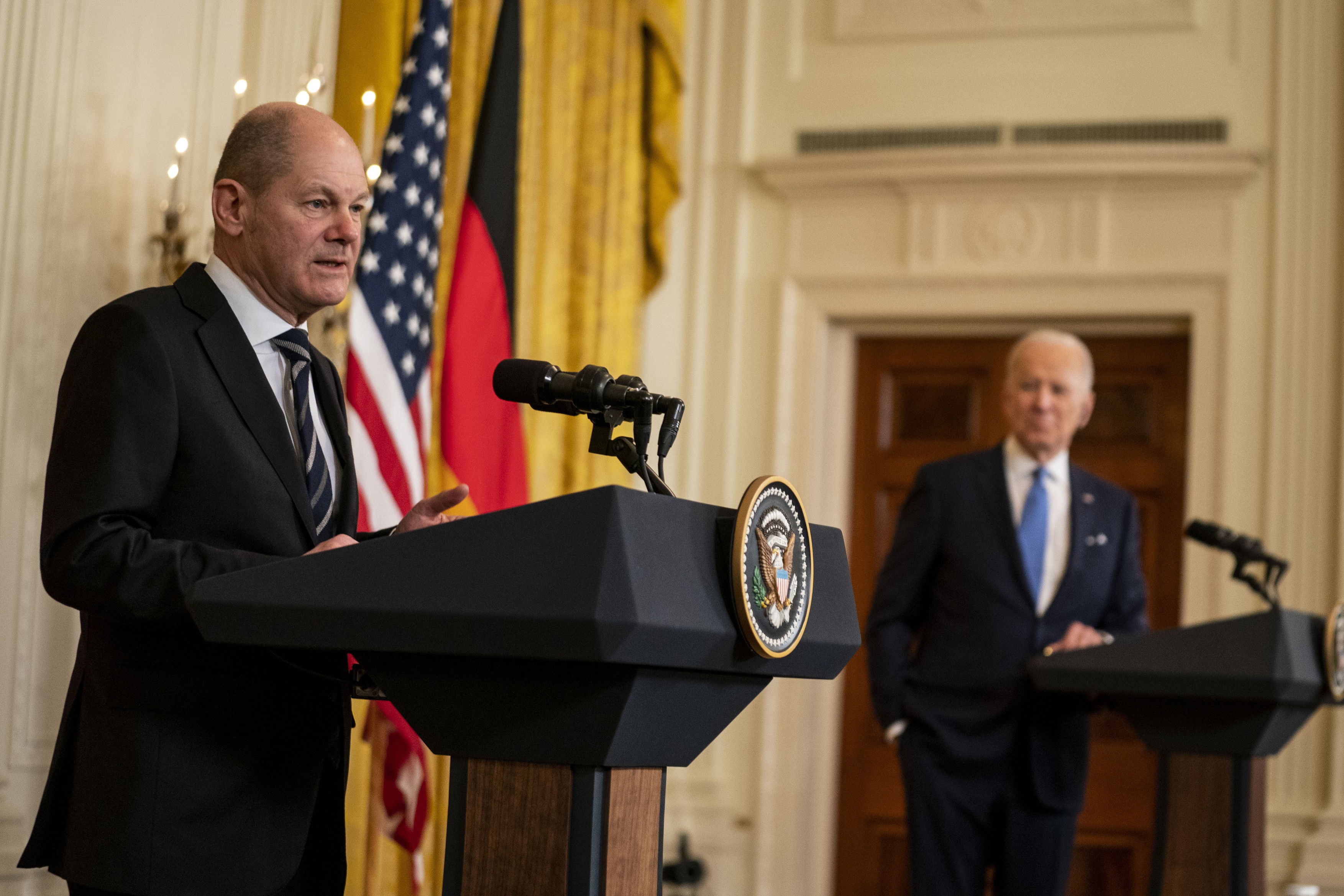 Ruptură majoră între Germania și SUA din cauza Nord Stream 2. Cum l-a contrazis cancelarul Scholz pe Joe Biden