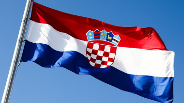 Drapelul Croației.