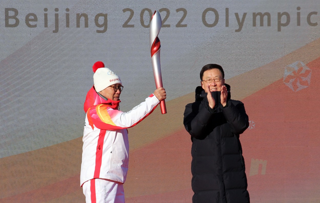 JO de iarnă 2022. Ştafeta flăcării olimpice a debutat la Beijing