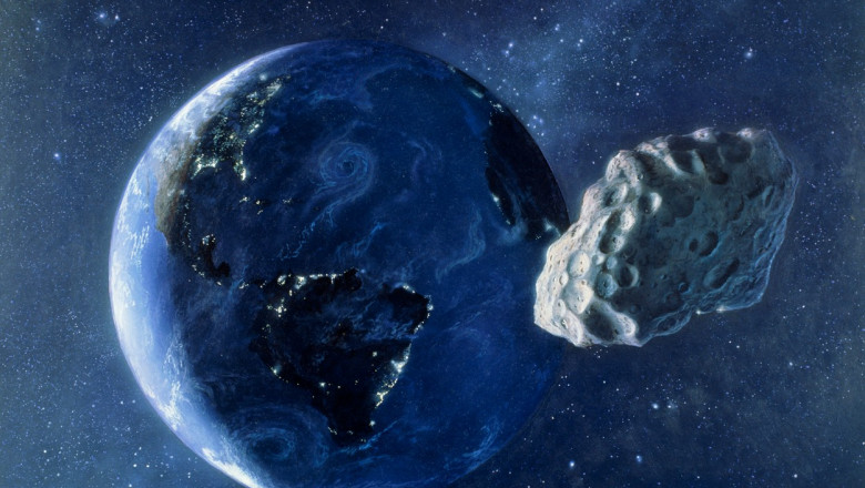 Asteroid în apropierea Pământului.