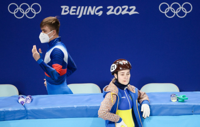 Beijing 2022 Olympics: short track speed skating training