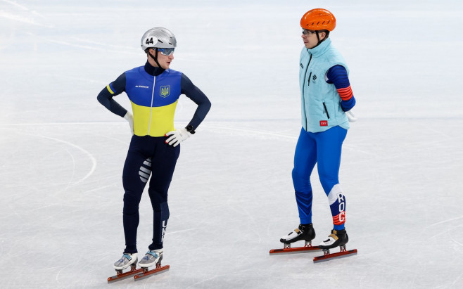 Beijing 2022 Olympics: short track speed skating training