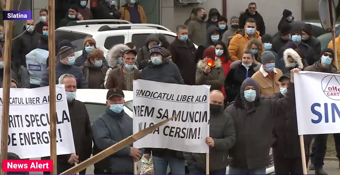 Peste 1.500 de angajați de la ALRO sunt trimiși în șomaj tehnic din cauza scumpirilor la energie
