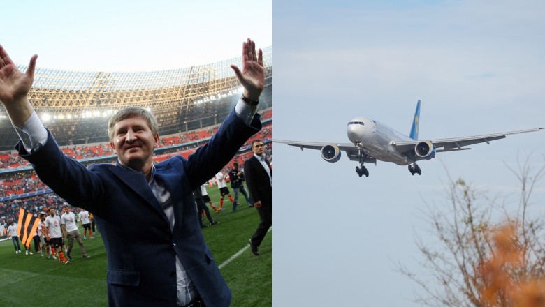 Un avion al lui Rinat Ahmetov ar fi plecat duminică de la Kiev, însă ziarul Ukrainska Pravda citează surse care spun că miliardarul ar fi zburat de fapt din 30 ianuarie în Elveția.
