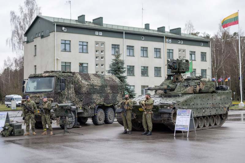 Trupe germane într-o bază militară a NATO din Lituania