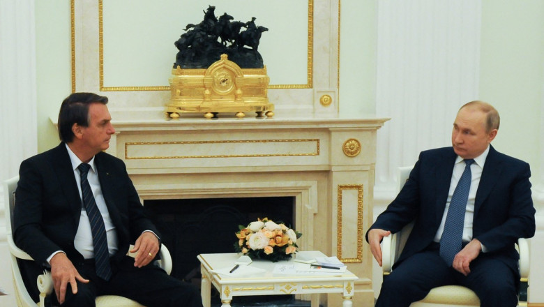 Putin și Bolsonaro la masă
