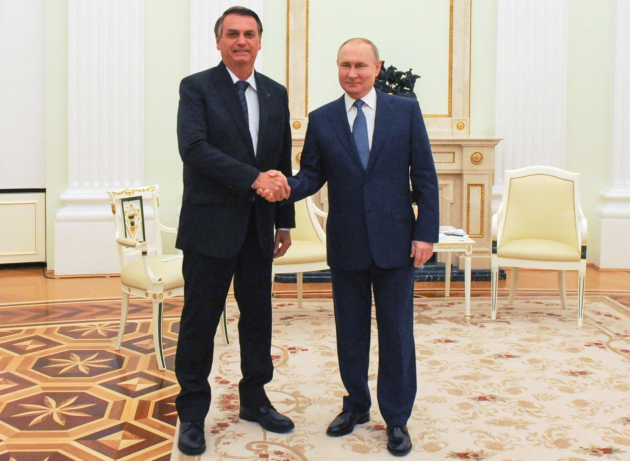 Bolsonaro critică Ucraina și pe Zelenski și refuză să sancționeze Rusia pentru că Brazilia e „dependentă de îngrășământul rusesc”