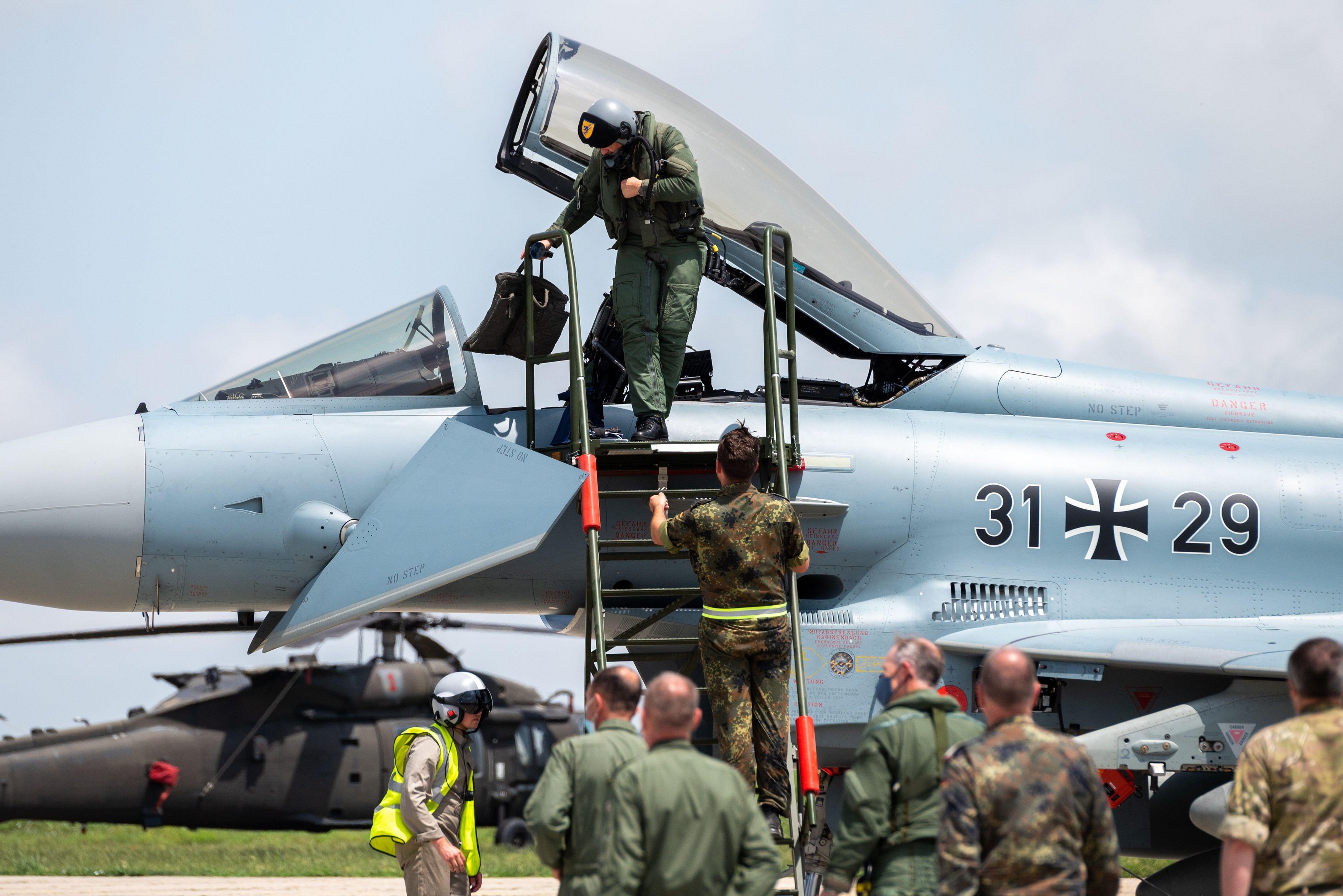 Germania a trimis avioane Eurofighter în România pentru poliţie aeriană la Marea Neagră