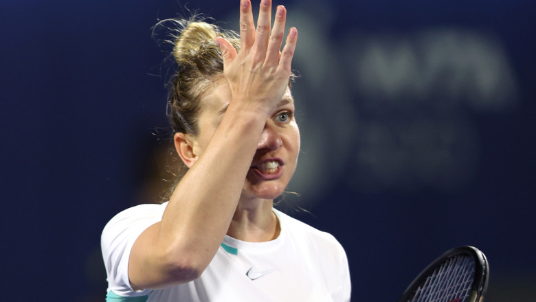 Simona Halep, eliminată în semifinale la Dubai, după prăbușire inexplicabilă în 3, pierdut 0 Digi24
