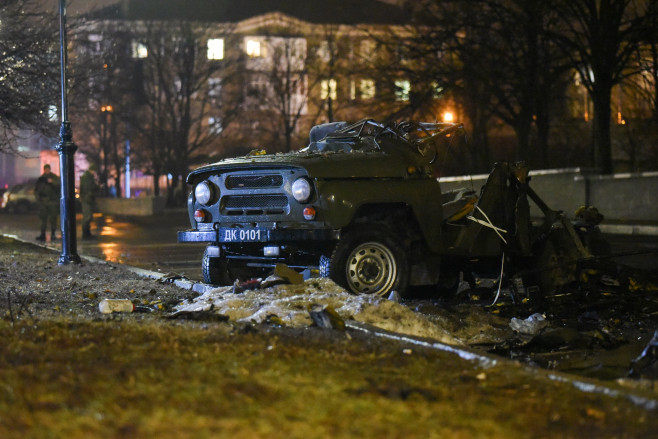 Explosion in central Donetsk, east Ukraine