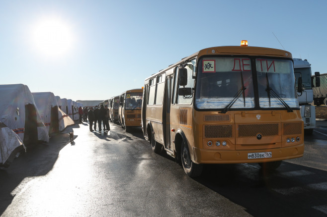 Evacuation of Donetsk People's Republic residents to Russia's Rostov-on-Don Region