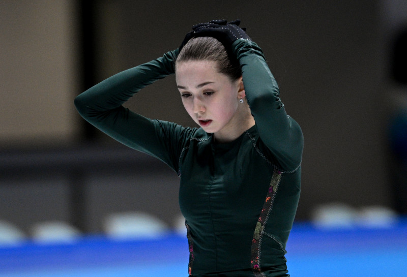 China Olympics 2022 Figure Skating ROC Valieva Training