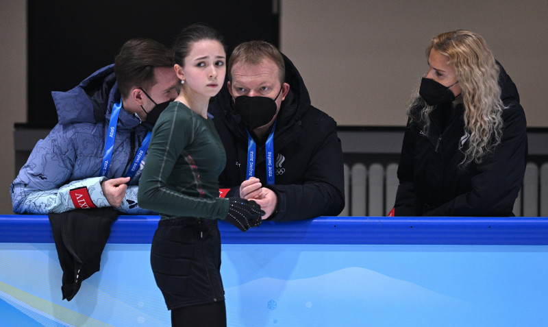 China Olympics 2022 Figure Skating ROC Valieva Training