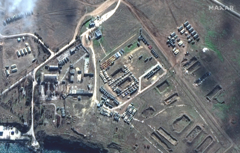 imagine din satelit a unei baze militare