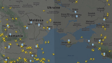 imagine cu trafic aerian care evita ucraina