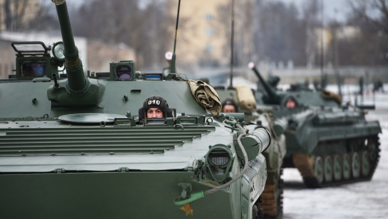 Russia Parliament approves Putin request to use Armed Forces outside Russia, Mocow, Russia - 22 Feb 2022