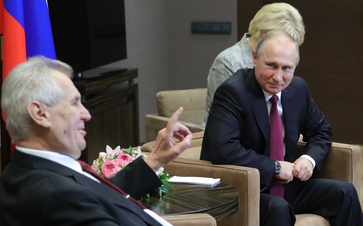 Președintele Cehiei, un admirator al lui Putin, îl numește pe acesta „un om nebun”: „Este necesar să-l izolăm pe nebun”