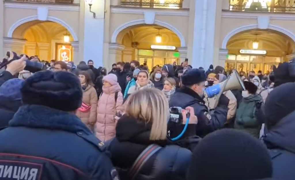 Proteste împotriva războiului la Moscova, Sankt Petersburg și alte orașe din Rusia