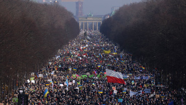 Manifestație de solidaritate cu Ucraina