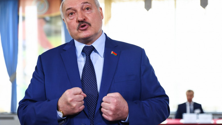 Aleksandr Lukașenko la o conferinta