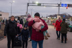 Ukrainian Refugees Cross The Ukraine-Poland Border - Medyka