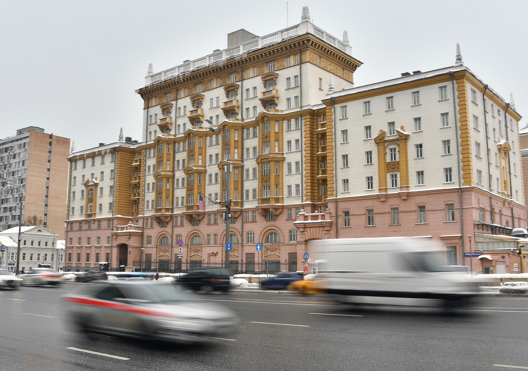 Moscova a schimbat adresa ambasadei SUA în Rusia
