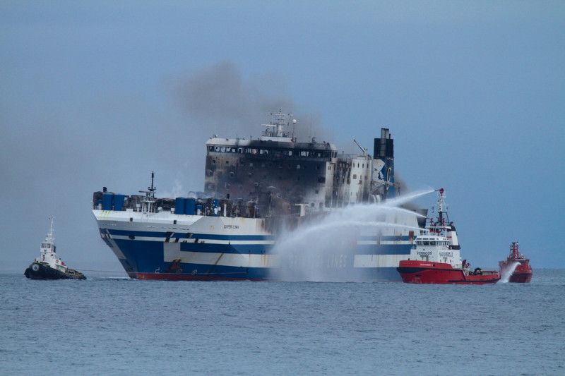Ferry Fire, Greece