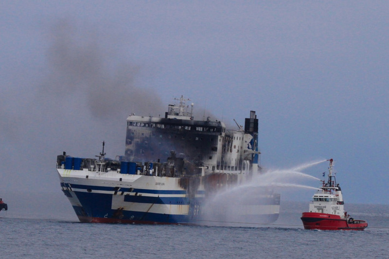 Ferry Fire, Greece