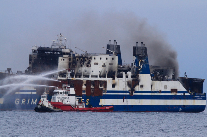 Ferry Fire, Greece