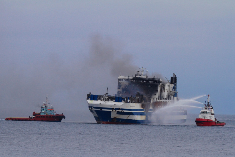 Ferry Fire, Greece