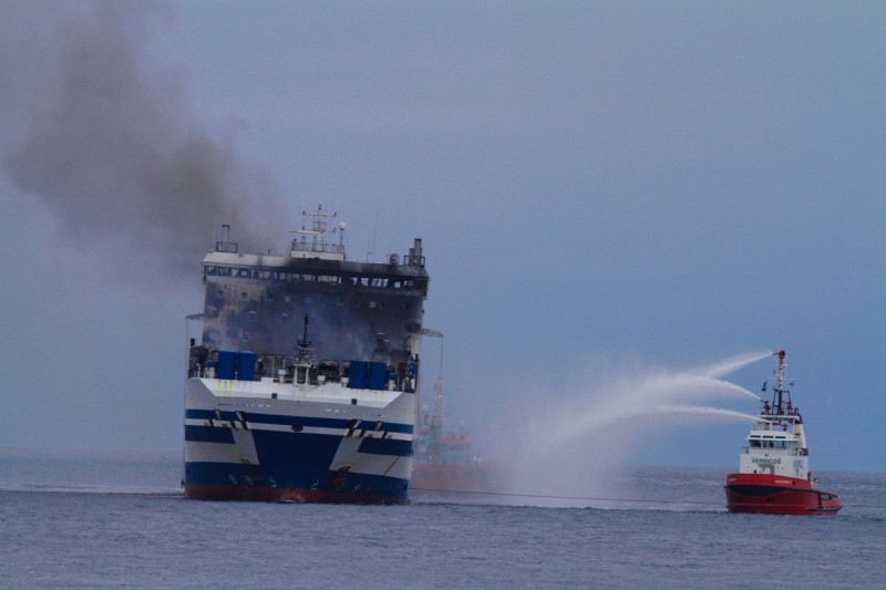 Ferry Fire, Greece