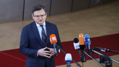 Dmitro Kuleba, ministrul de Externe al Ucrainei, declaratii in fata presei