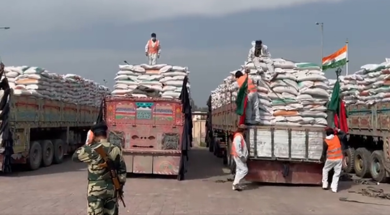 India a trimis 2.500 de tone de grâu în Afganistan, unde jumătate din populație se confruntă cu foamete acută
