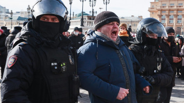 protestatar arestat de fortele ruse