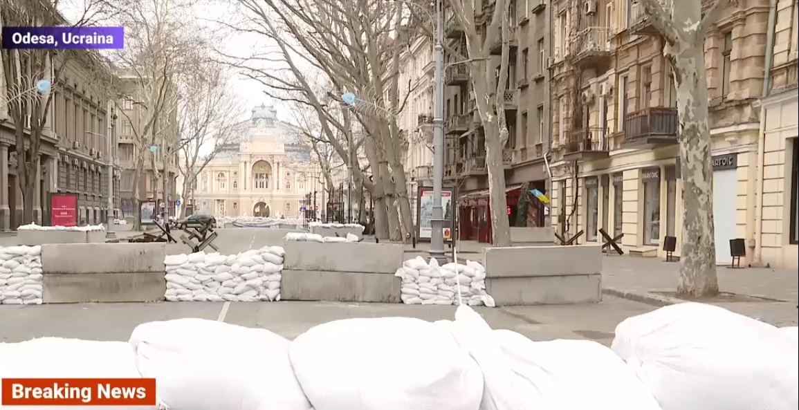 Corespondență Digi24 din Ucraina. Cum se pregătește orașul Odesa pentru o invazie rusească. Imagini exclusive