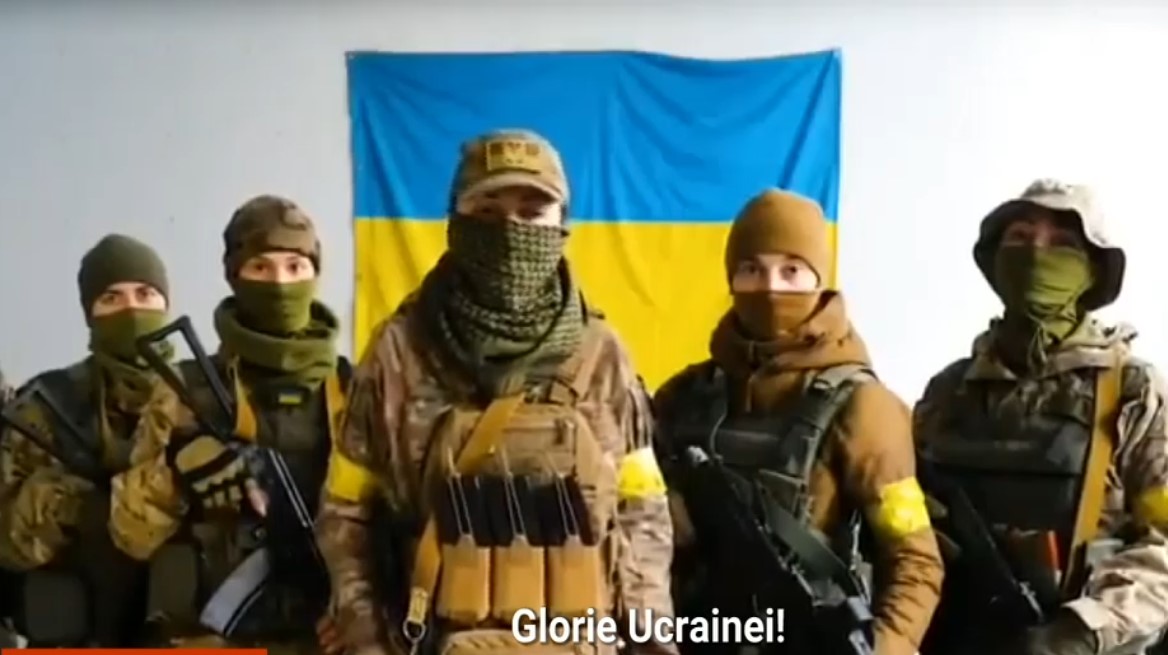 VIDEO. Mesajul femeilor din armata Ucrainei, de 8 martie: „Ne alăturăm bărbaților și armatei ucrainene. Vom distruge inamicii!”