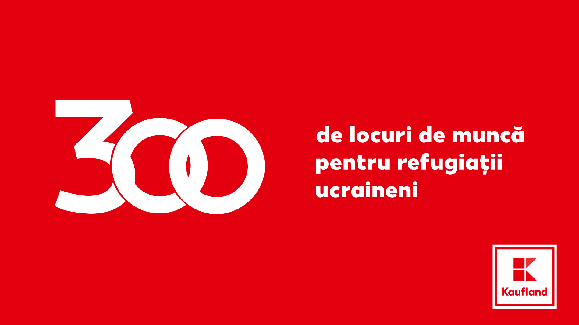 (P) Kaufland România va crea 300 de locuri de muncă pentru refugiații ucraineni pe parcursul anului 2022