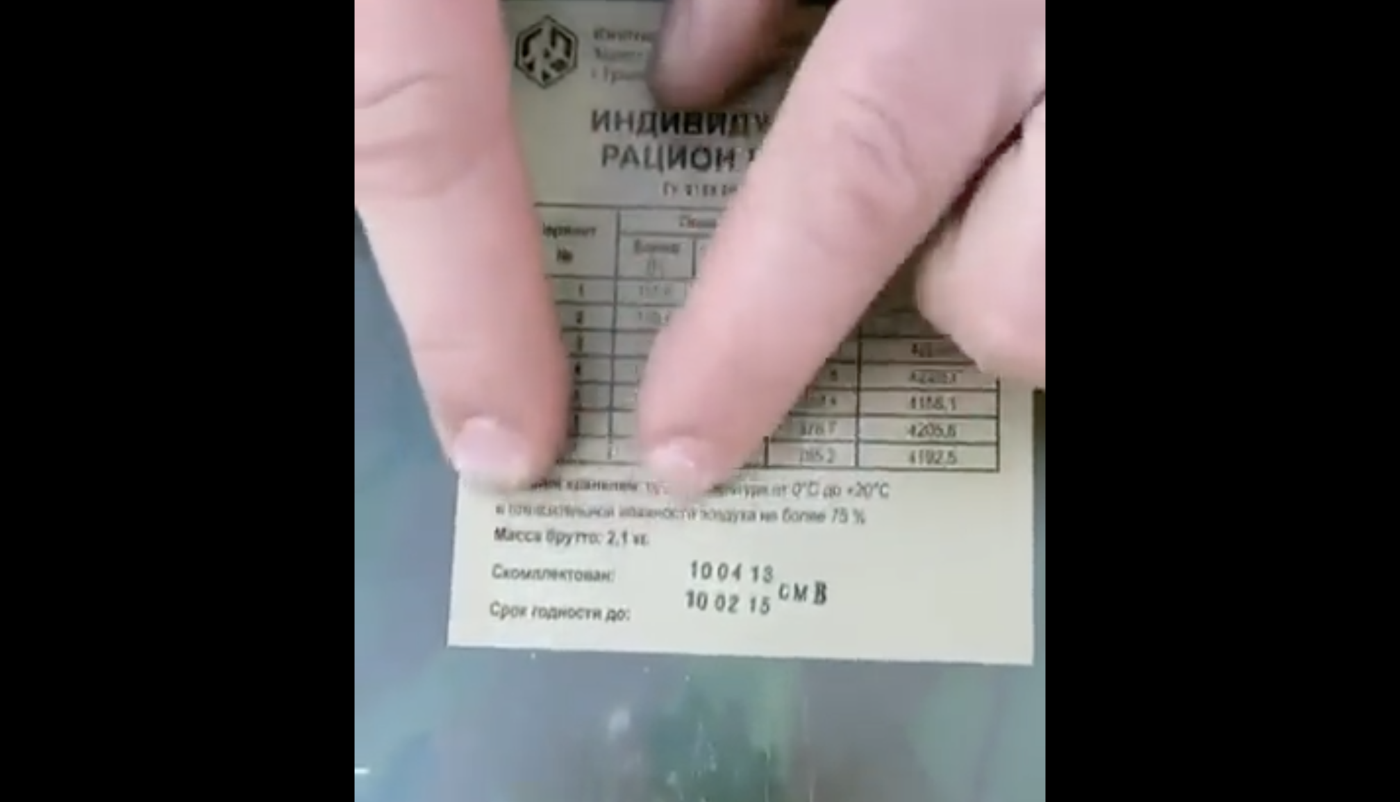 Ucrainenii prezintă rațiile alimentare ale soldaților ruși, expirate de 7 ani
