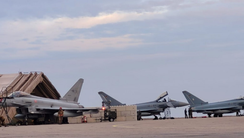 Avioane militare străine la Kogălniceanu.