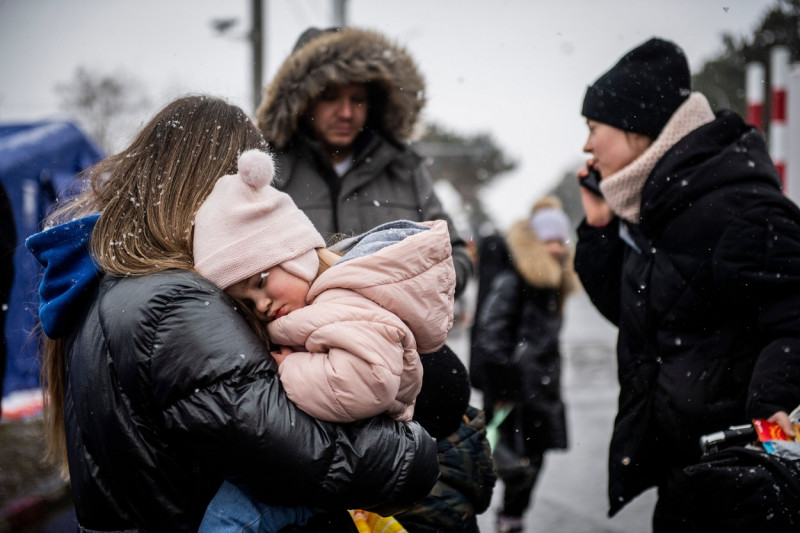 Russia Ukraine War, refugees in Siret, Romania - 02 Mar 2022