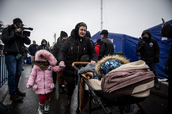 Russia Ukraine War, refugees in Siret, Romania - 02 Mar 2022