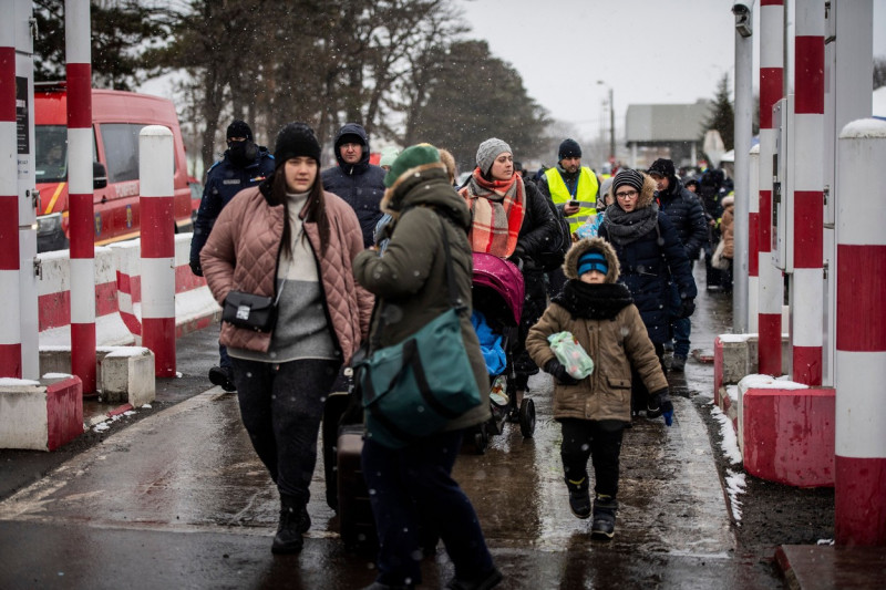 Russia Ukraine War, refugees in Siret, Romania - 02 Mar 2022