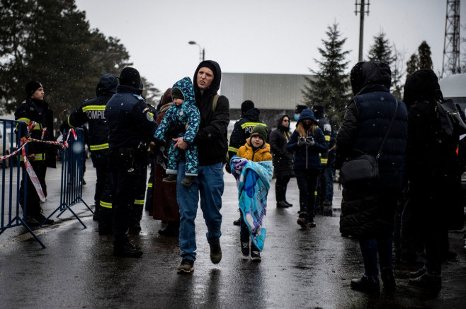 Russia Ukraine War, refugees in Siret, Romania - 02 Mar 2022